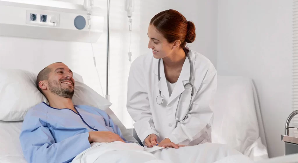 doctora con paciente
